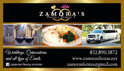 Zamora’s Fiestas Eventos sociales - Servicios para Fiestas en Houston